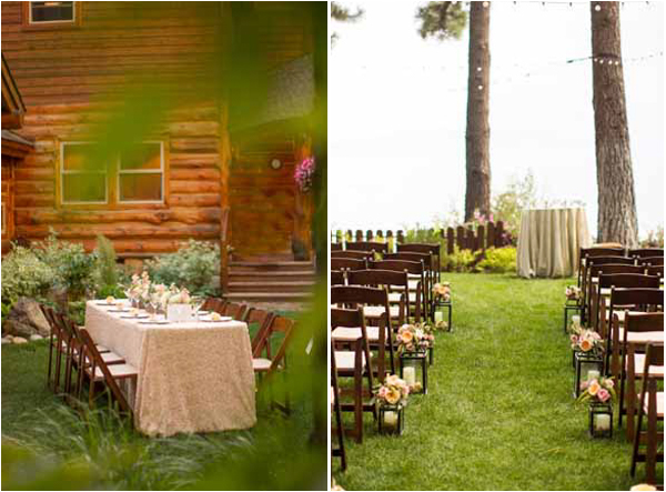 lake tahoe private estate wedding