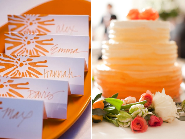 Mango Wedding Inspiration with Tahoe Unveiled 
