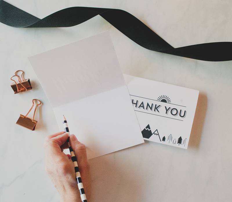 Easy Thank You Cards