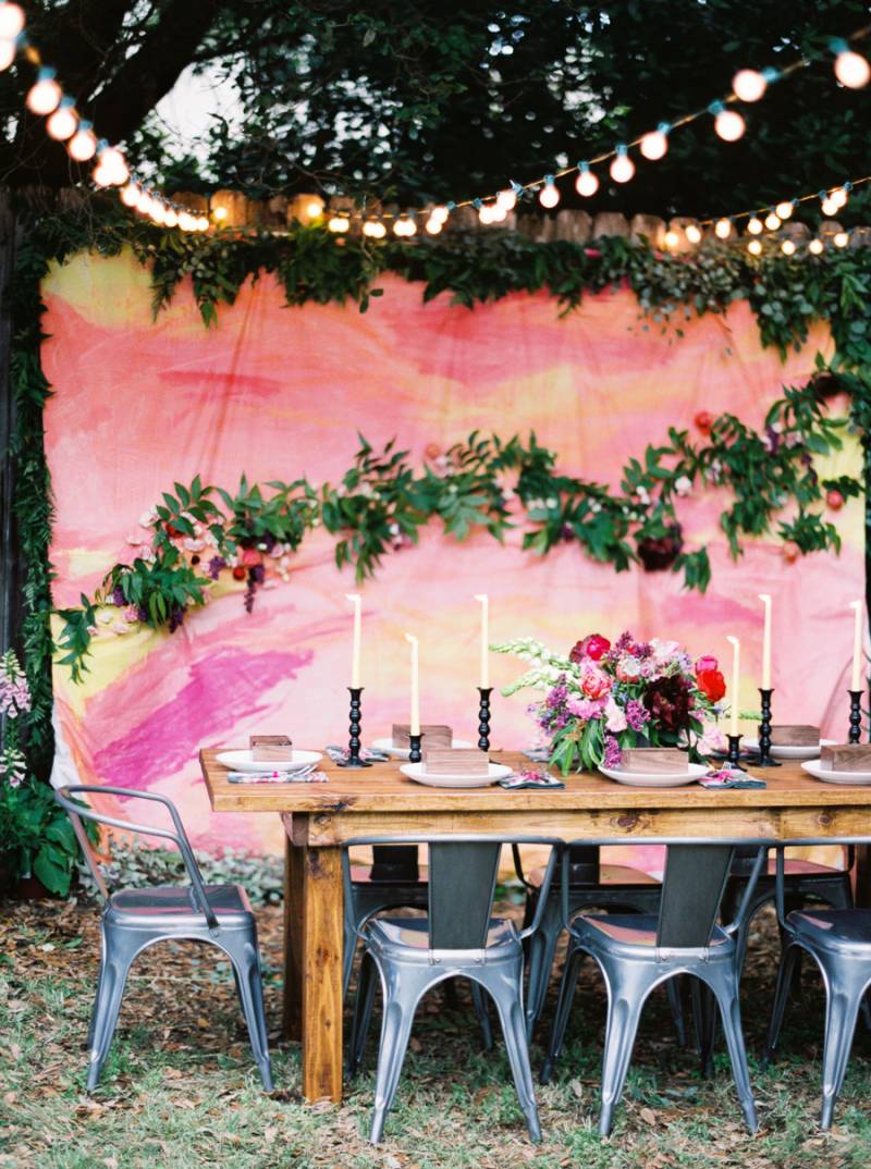 Colorful and Casual Rehearsal Dinner