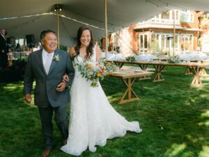 Private estate wedding with asian bride